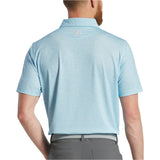 FootJoy Scottish Town Print Polo - Blue/White