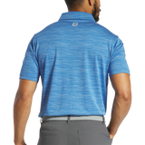 Jacquard Wave Self Collar - Blue