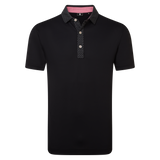 Star Geo Trim Pique - Black