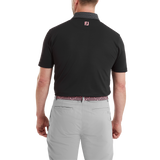 Star Geo Trim Pique - Black