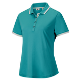 Stretch Pique Solid Shirt - Tile Blue