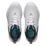 FootJoy Fuel Junior Shoes - White/Black/Blue