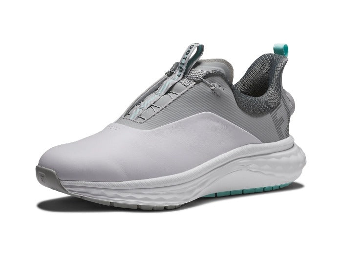 Load image into Gallery viewer, FootJoy Quantum Boa - White/Grey/Teal
