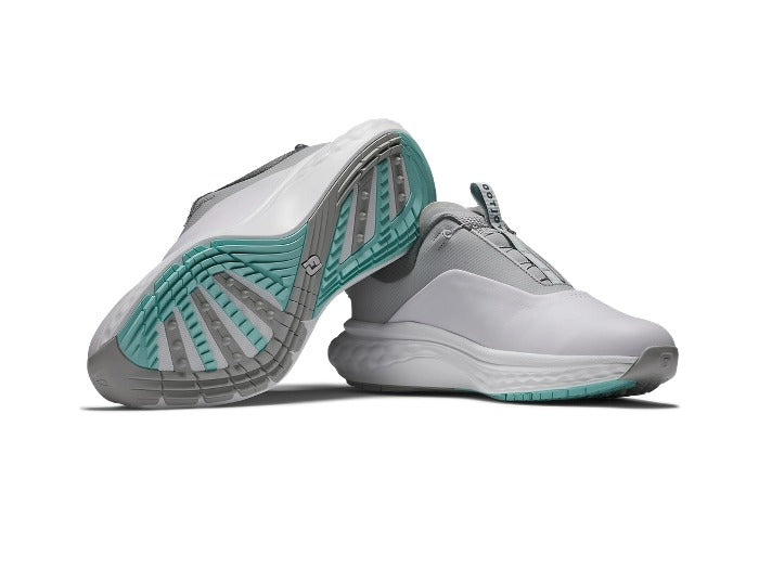 Load image into Gallery viewer, FootJoy Quantum Boa - White/Grey/Teal
