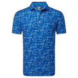 FJ  Golf Course Doodle Shirt - DP Blue