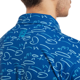 FJ  Golf Course Doodle Shirt - DP Blue