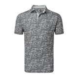 FJ Golf Course Doodle Shirt - Gravel