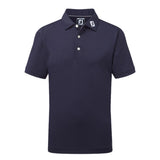 FootJoy Junior Solid Stretch Pique - Navy