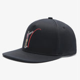 Mad Slicer Black SnapBack Golf Hat - Flat Brim