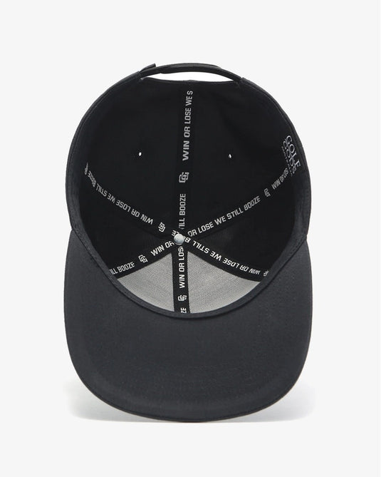 Mad Slicer Black SnapBack Golf Hat - Flat Brim