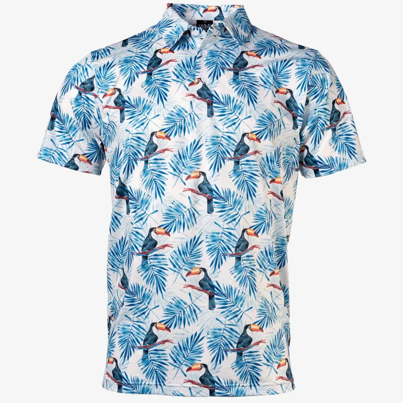 Load image into Gallery viewer, Happy Toucan Cool Tech Performance Golf Polo
