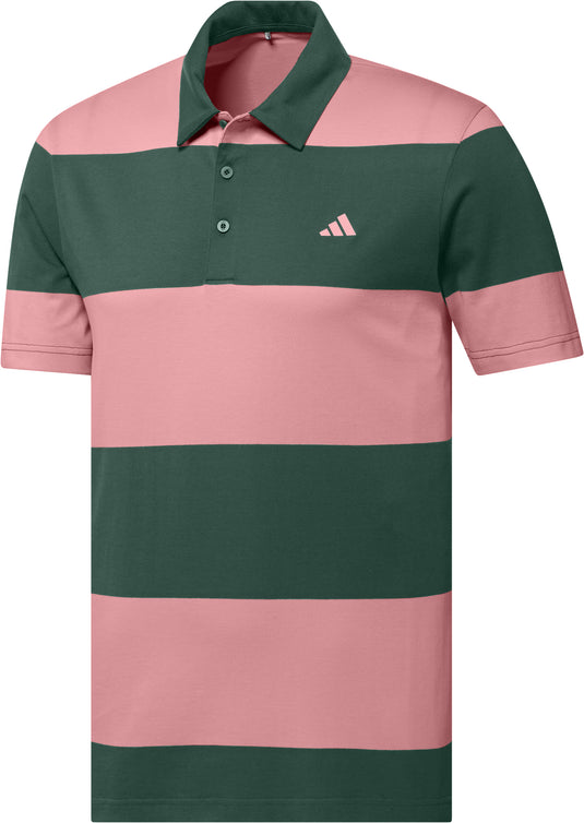 Colorblock Rugby Stripe Polo Shirt