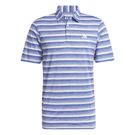 Two-Color Striped Polo Shirt