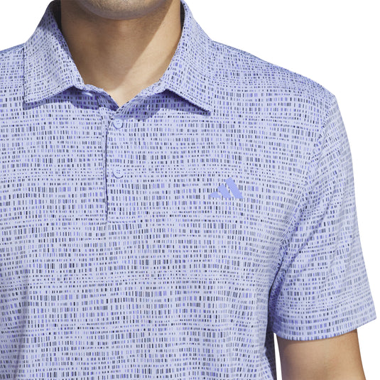 Ultimate365 Power Grid Print Polo Shirt