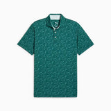 MATTR Peach Stand Polo -  Dark Myrtle