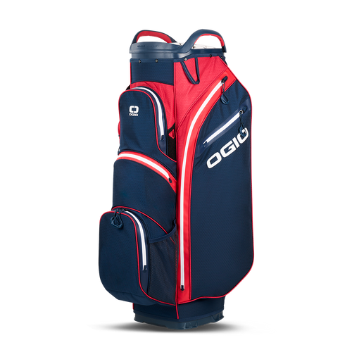 OGIO Silencer '25 Cart Bag - Red/White/Blue