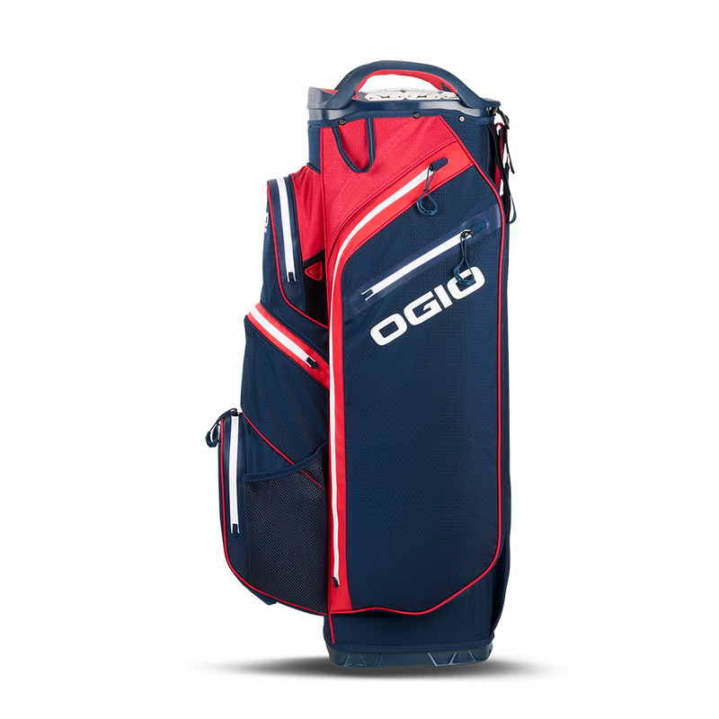 Load image into Gallery viewer, OGIO Silencer &#39;25 Cart Bag - Red/White/Blue
