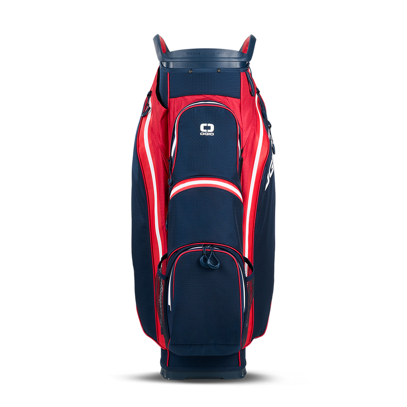 Load image into Gallery viewer, OGIO Silencer &#39;25 Cart Bag - Red/White/Blue
