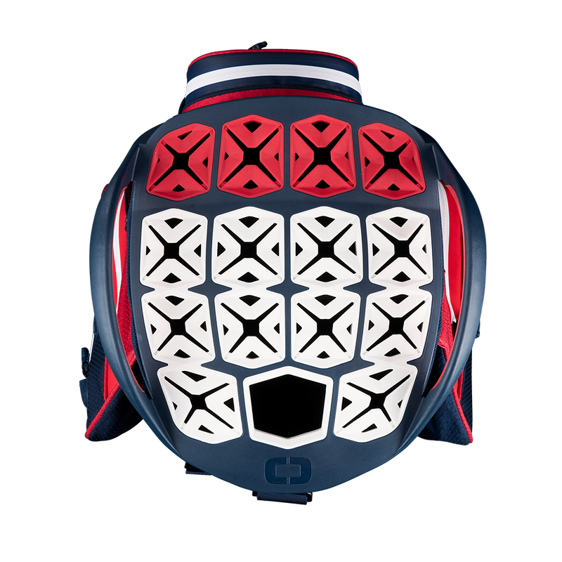 Load image into Gallery viewer, OGIO Silencer &#39;25 Cart Bag - Red/White/Blue
