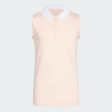 Girls Ottoman Striped Sleeveless Polo
