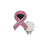 MXM Bling Cap Clip - Pink Ribbon