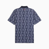 Pique Royal Polo - Deep Navy/White Glow