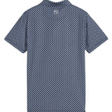 PUMA Boys Micro Floral Polo - Deep Navy
