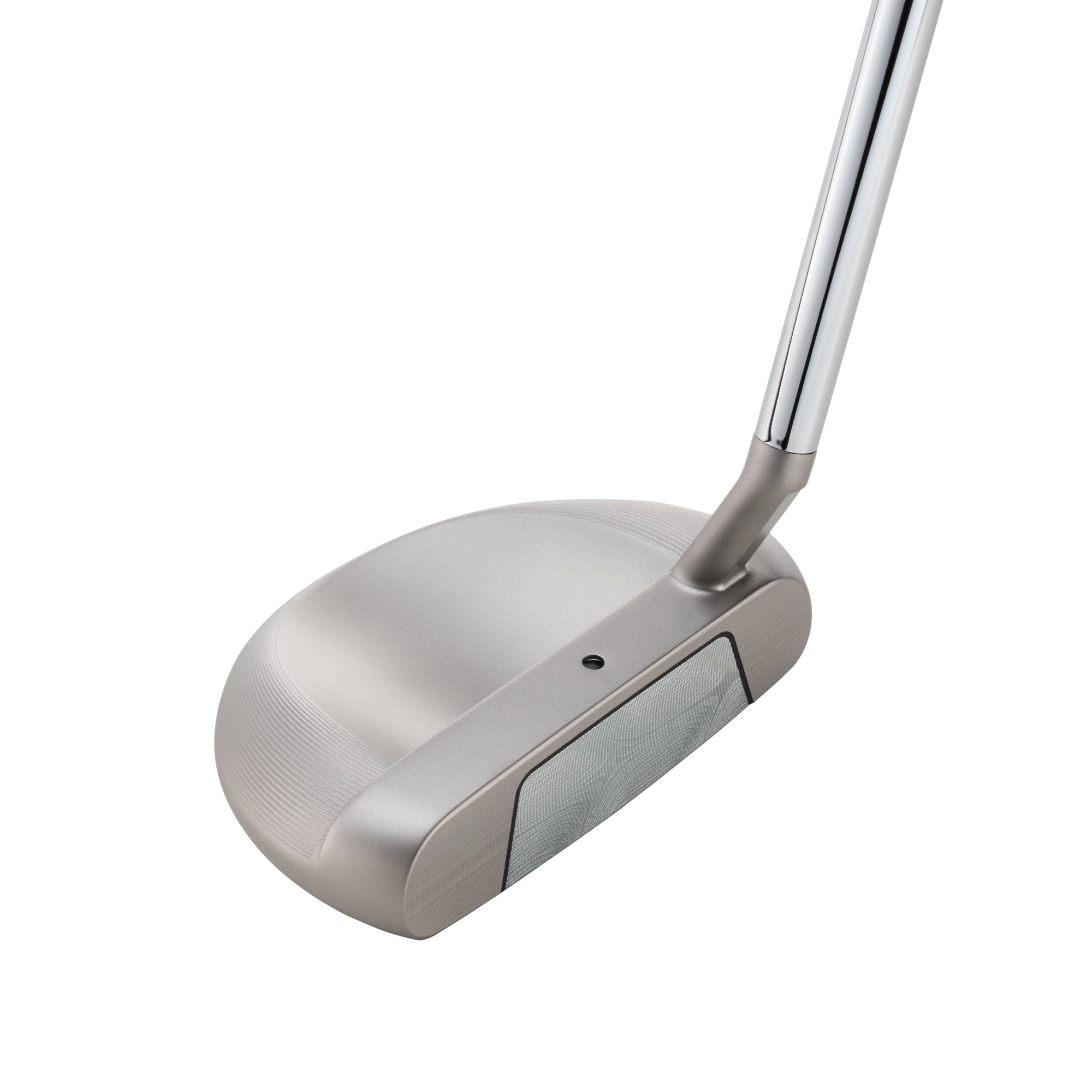 Golf putter with a white background