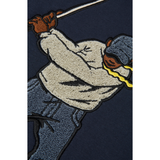 Core Fleece Swingman Crew - Midnight Navy