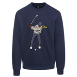 Core Fleece Swingman Crew - Midnight Navy