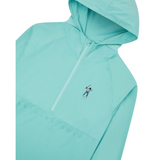 Performance UV Lightweight 1/4 Zip Hoodie - Aqua Sky