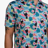 Toucan Cam Cool Tech Performance Golf Polo