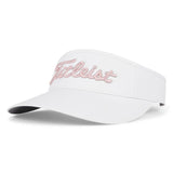 Titleist Women Sundrop Visor - White/Soft Pink/Marble