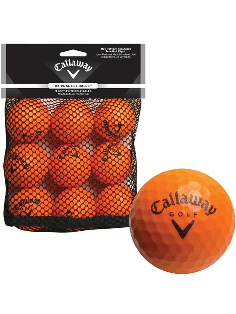 Load image into Gallery viewer, Callaway SF HX Practice Balls - Orange 9 pack
