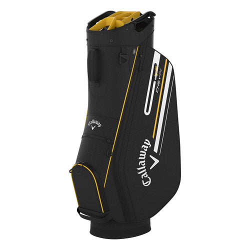 Load image into Gallery viewer, Callaway Chev 14+ Cart Bag - Black/Golden Rod
