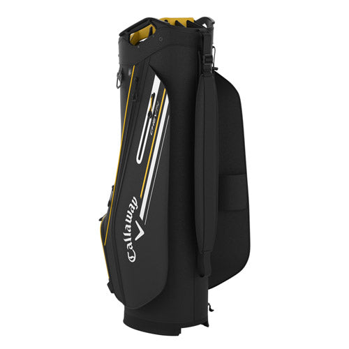 Callaway Chev 14+ Cart Bag - Black/Golden Rod