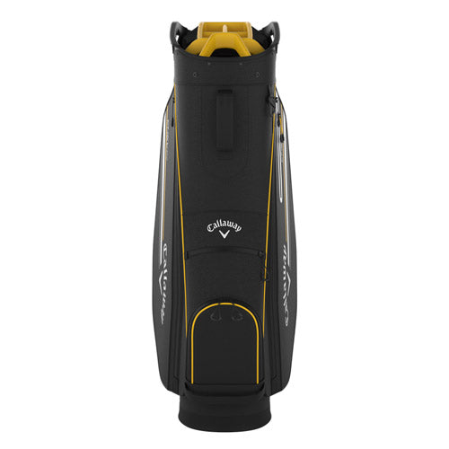 Callaway Chev 14+ Cart Bag - Black/Golden Rod