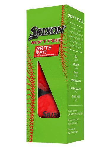 Soft Feel Brite Ball - Red