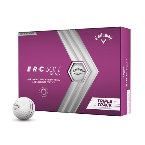 Callaway ERC Soft 23 Women's Triple Track Ball - White