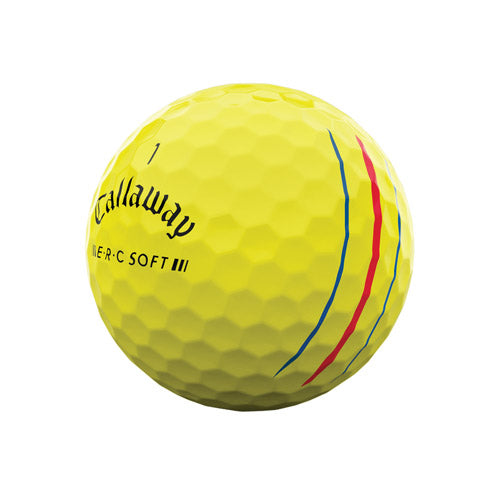 Callaway ERC Soft Triple Track Golf Balls - Yellow