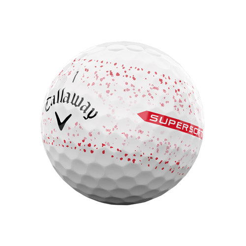 Callaway Supersoft Splatter 360Ã‹Å¡ Golf Balls - Red