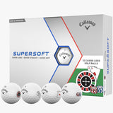 Callaway Supersoft Golf Balls 1 Doz - Casino Logo