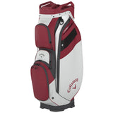 Callaway Org 14 '25 Cart Bag - White/Cardinal