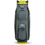 Callaway Chev 14+ Cart Bag - Charcoal/Fluro Yellow