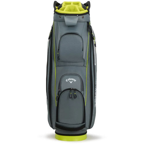 Load image into Gallery viewer, Callaway Chev 14+ Cart Bag - Charcoal/Fluro Yellow
