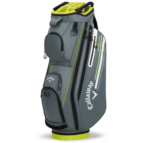 Load image into Gallery viewer, Callaway Chev 14+ Cart Bag - Charcoal/Fluro Yellow
