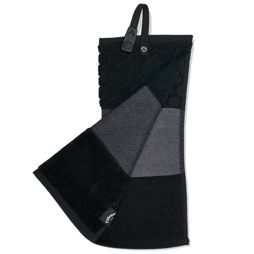 Callaway Tri Fold Towel 23 -Black