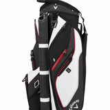 Forrester 19 Cart Bag - White/Black/Red