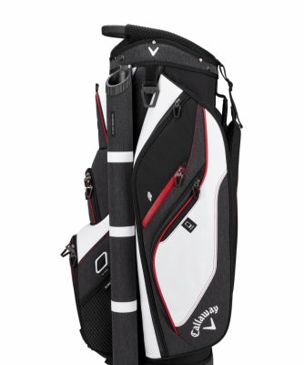 Forrester 19 Cart Bag - White/Black/Red