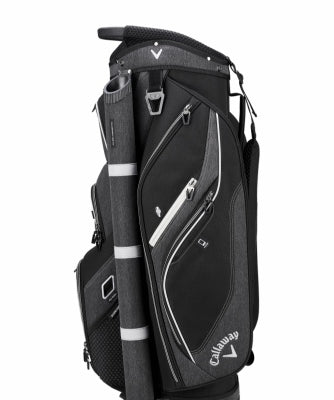 Forrester 19 Cart Bag -  Black/Silver